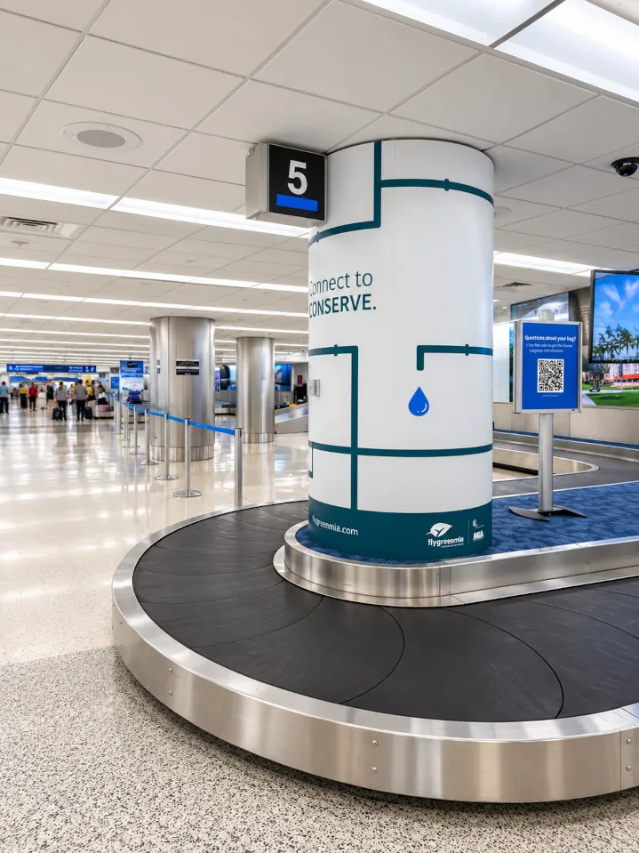 Baggage claim carousel 5 at Miami International Airport
