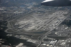 Aerial view of Fort Lauderdale-Hollywood International Airport